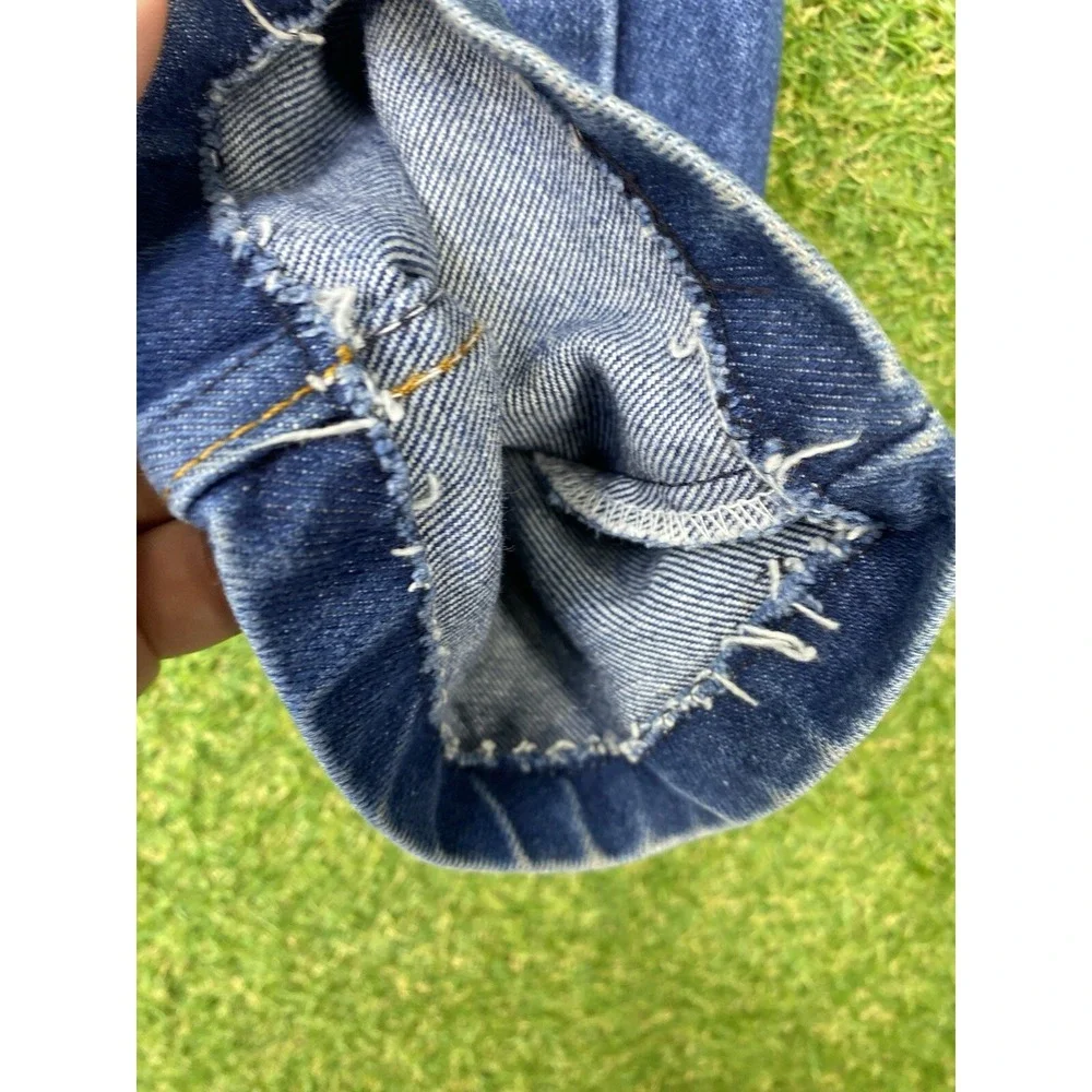 Vintage 516 Levis Bootcut Flared Jeans Mens 34x30 Medium-Wash Chain-Stitch 90s